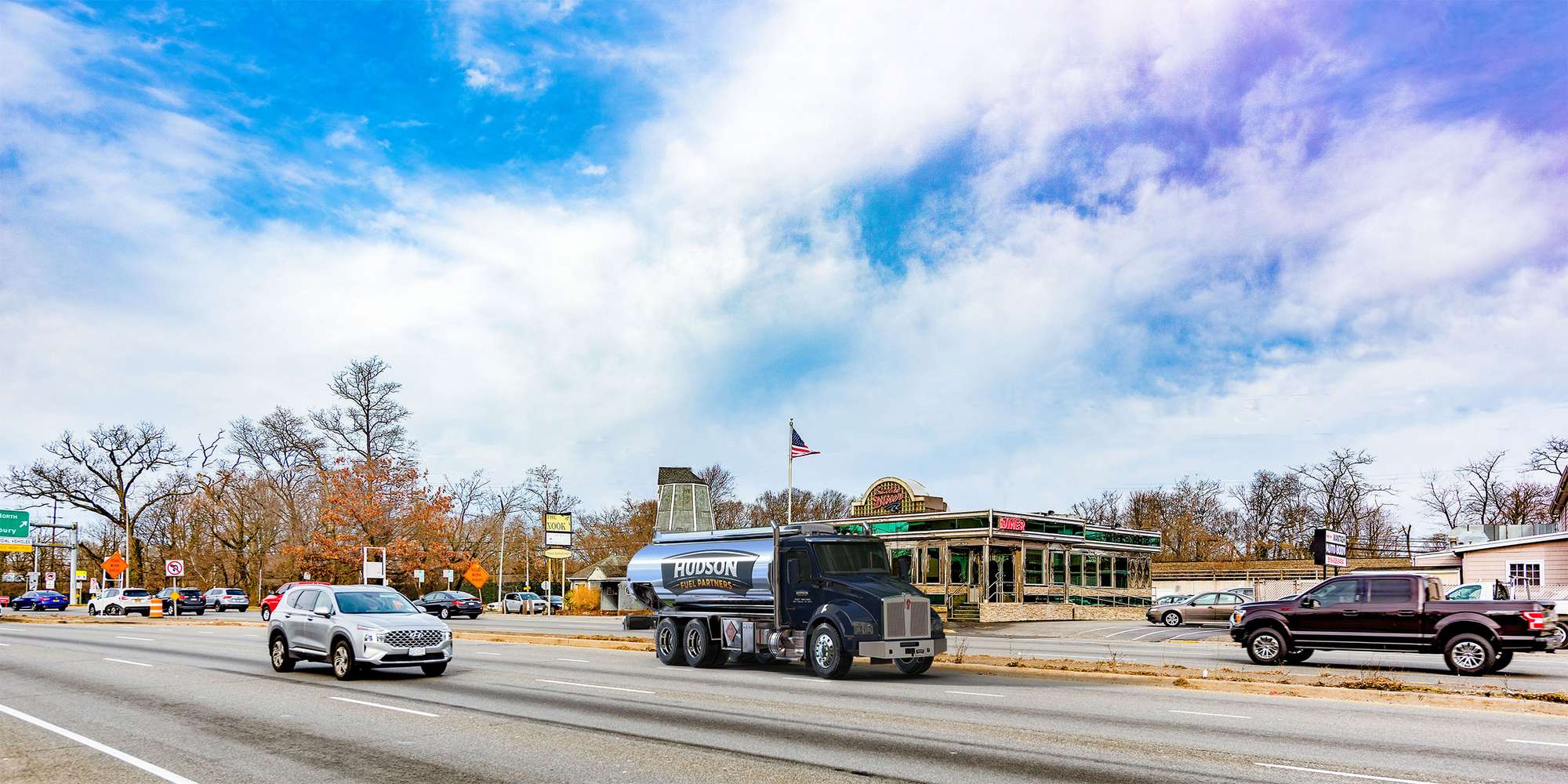 Photo of a truck delivering heating oil